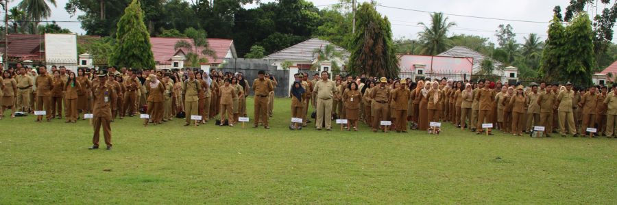 Sambut Hari Otonomi Daerah Pemkab Bartim Gelar Upacara