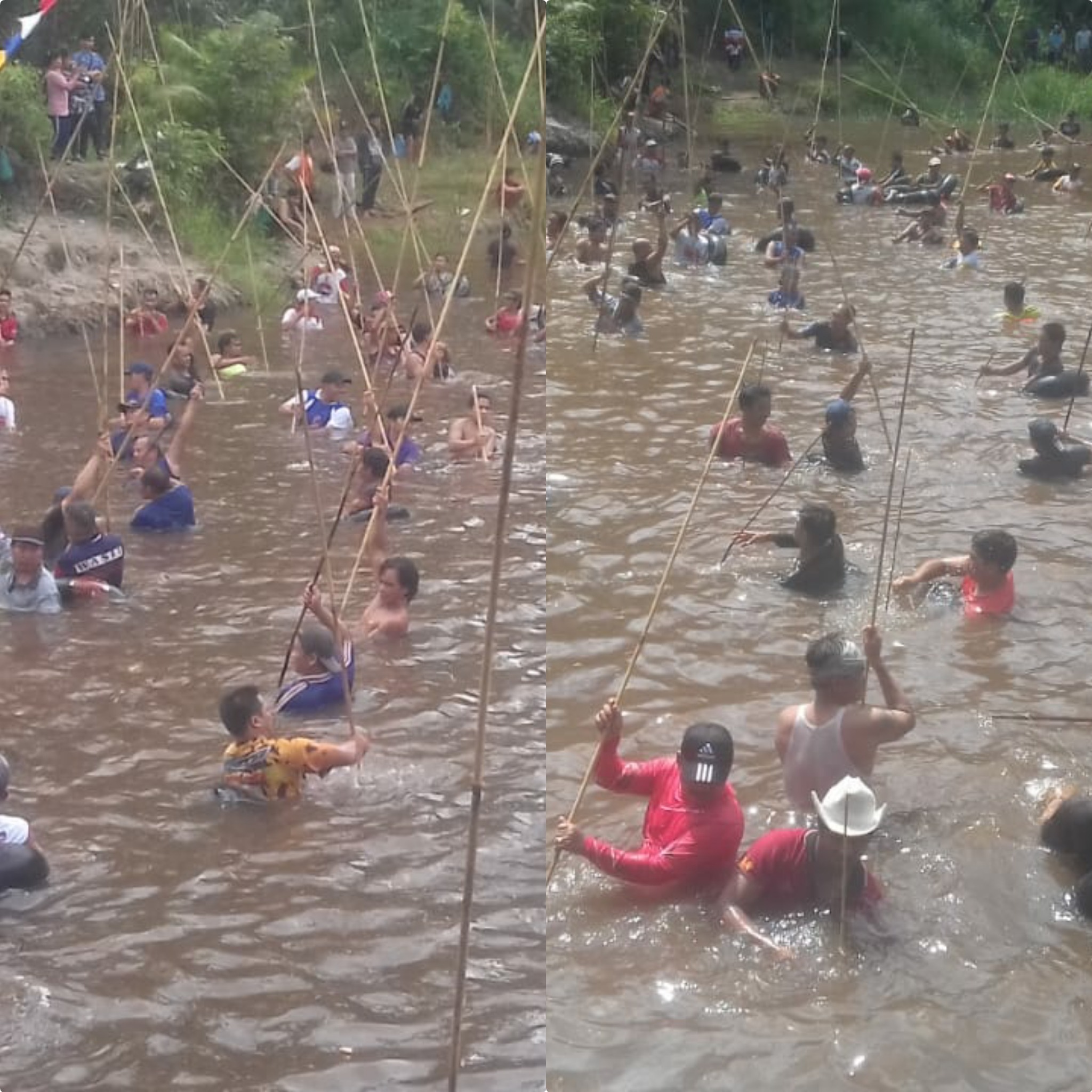 Antusias Masyarakat Bartim Yang Mengikuti Perlombaan Dalam Festival Nariuk 2019