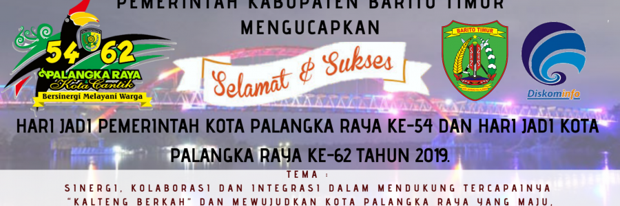 Peringati Hari Jadi Pemerintah Dan Kota Palangka Raya, Wabub Bartim Beri Penghormatan