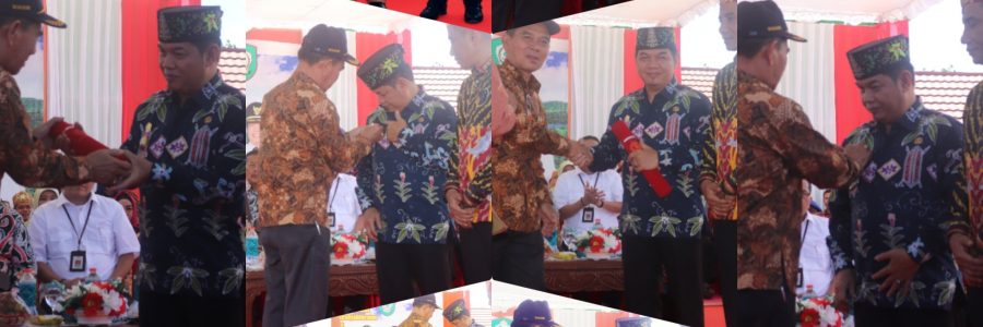 Selamat dan Sukses kepada Bupati Barito Timur atas Penghargaan Pin Emas Satya Lencana Adhi Bhakti Tani Pratama