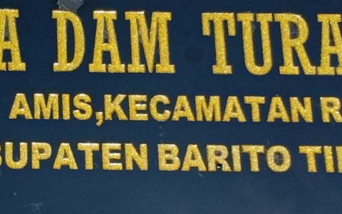 Bupati Barito Timur Resmikan Objek Wisata Dam Turan Amis