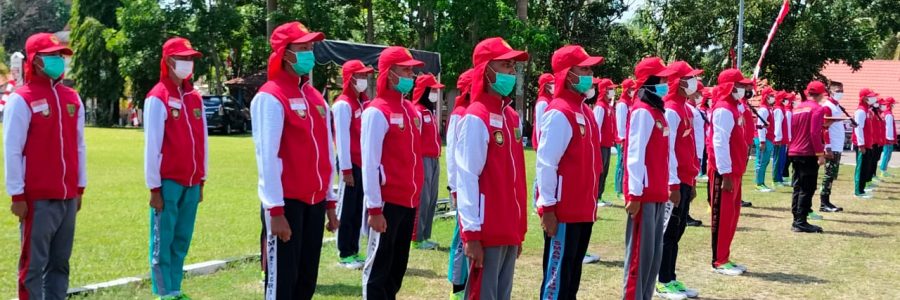 PASKIBRAKA BARTIM TERAPKAN PROTOKOL KESEHATAN KETAT