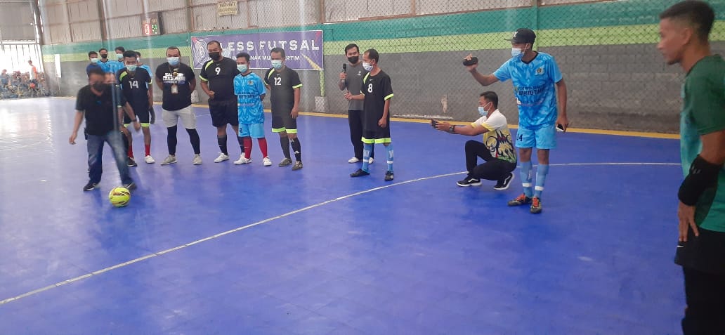 TURNAMEN FUTSAL PWI DAS BARITO, DIBUKA WABUP DITUTUP KADIS KOMINFOPS, MURA JUARA 1