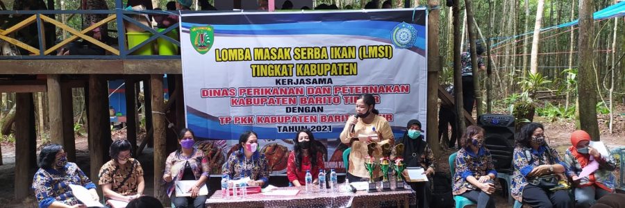PERKENALKAN RAGAM PANGAN UNGGULAN LOKAL, DISKANAK & PKK BARTIM GELAR LOMBA MEMASAK SERBA IKAN