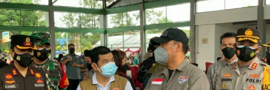 BUPATI BARTIM BANTU 3000 DOSIS, PADA PELAKSANAAN GERAI VAKSIN COVID-19 POLRES BARTIM