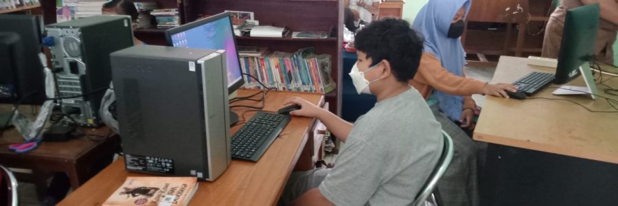 TINGKATKAN MINAT PENGUNJUNG, DPK GELAR KURSUS KOMPUTER GRATIS