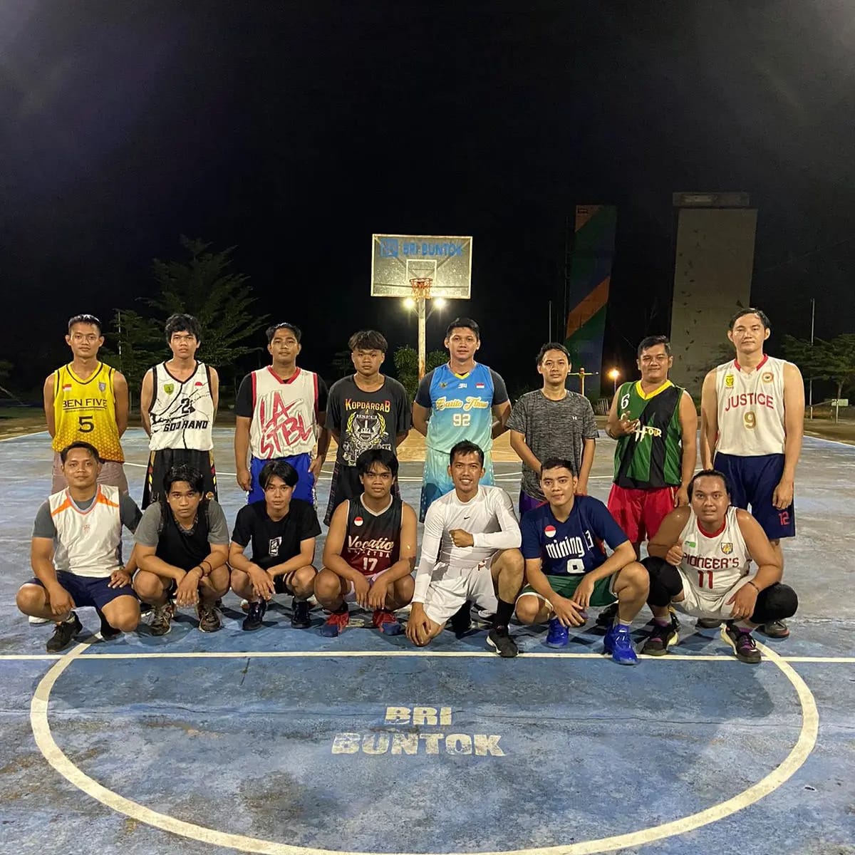 MESKI DIGUYUR HUJAN PIK UP GAME BASKET BERJALAN SERU