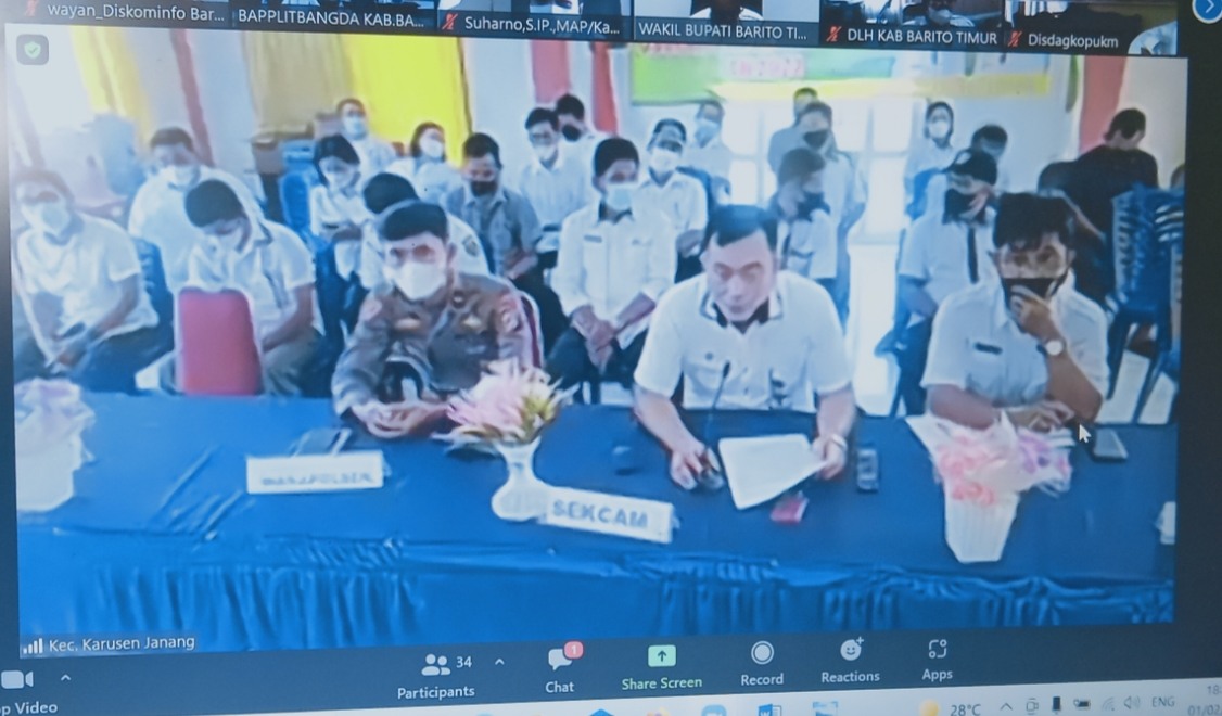 WAKIL BUPATI BARTIM BUKA MUSRENBANGCAM KARUSEN JANANG