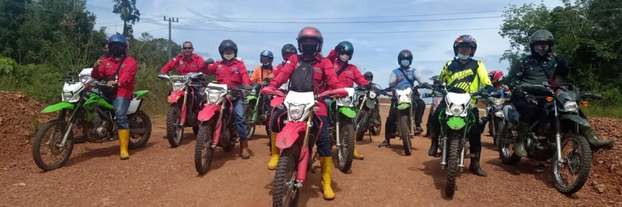 BUPATI BARTIM CEK PERSIAPAN PEMBUATAN JALAN ANTAR DESA DI PATANGKEP TUTUI