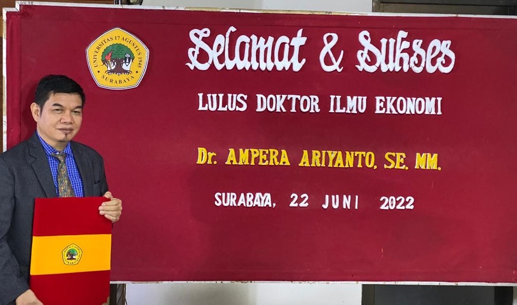 BUPATI BARTIM RAIH GELAR DOKTOR, LULUS DENGAN CUMLAUDE