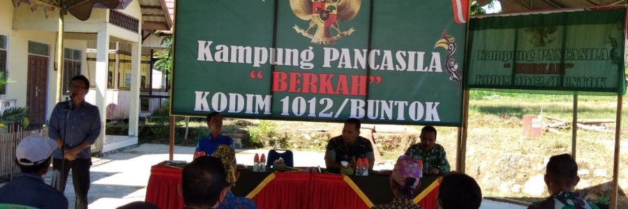 Pemkab Bartim Apresiasi Pencanangan Kampung Pancasila Berkah