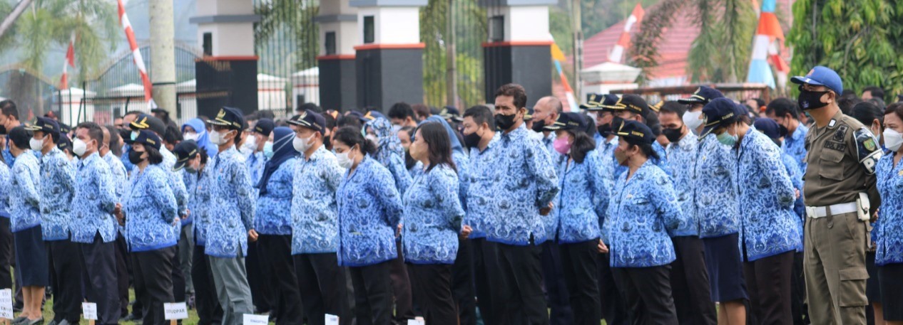 Bagi yang Tidak Ikut Apel Gabungan OPD, Ini Empat Pokok Penegasan yang Disampaikan Bupati Bartim