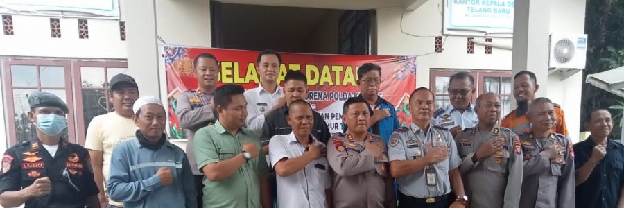 CAMAT PAJU EPAT HADIRI KEGIATAN STUDY KELAYAKAN PEMBANGUNAN SATPOLAIRUD POLRES BARTIM