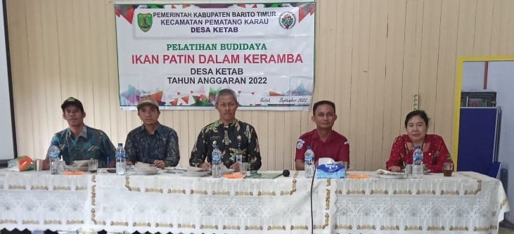 PEMDES KETAB LAKSANAKAN PELATIHAN BUDIDAYA IKAN PATIN DALAM KERAMBA