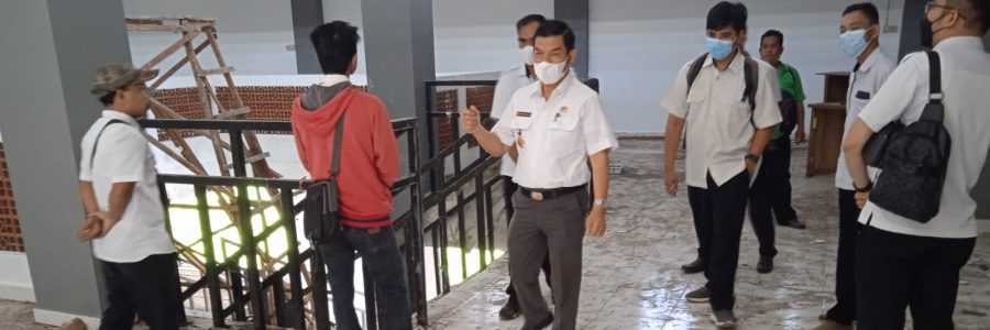 Di Los Atas Akan Dibangun Tempat Hiburan,  Bupati Bartim Tinjau Rehap Los Pasar Toemenggung Djaja Karti Tamiang Layang