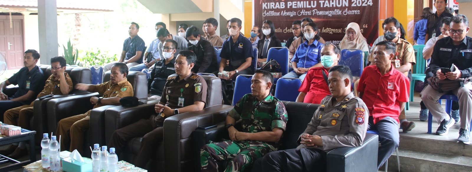 Wabup dan Sekda Hadiri Peluncuran Kirab Pemilu