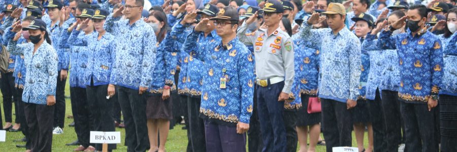 GERIMIS TAK MENJADI HALANGAN, APEL KESADARAN NASIONAL DI BARITO TIMUR BERJALAN LANCAR