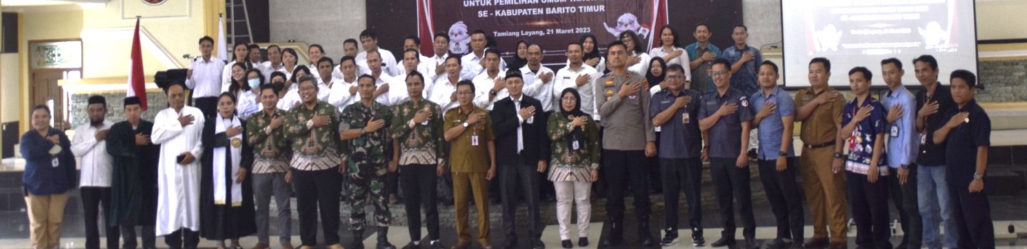 BEKERJALAH DENGAN PROFESIONAL, HARAPAN BUPATI BARTIM  KEPADA SEKRETARIAT PPK YANG BARU DILANTIK